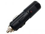 Auto Male Plug Cigarette Lighter Adapter with LED